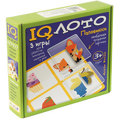 Лото "Половинки", комплект из трех игр, 3+ АЙРИС пресс