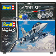 Набор Шведский истребитель-бомбардировщик Saab JAS-39D GRIPEN TwinSeater Revell