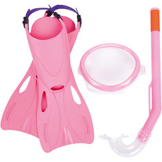 Набор для ныряния Flapper детский, розовый, Bestway