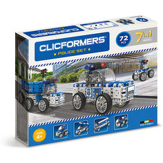 Конструктор CLICFORMERS Police set 72 детали