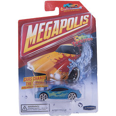 Машинка Autotime, Color Twisters Water Chameleon, металлическая, сине-зеленый