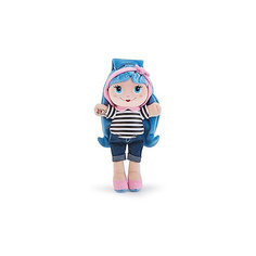 Мягкая кукла Trudi с синими волосами, 28 см