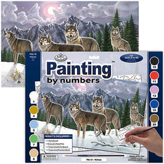 Картина по номерам Royal&Langnickel "Волки", 28,5х35 см Royal&Langnickel