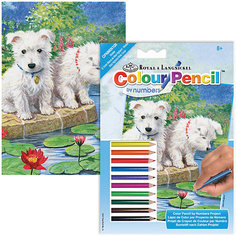 Мини-картина по номерам карандашами Royal&Langnickel "Щенки Вести", 14х20 см Royal&Langnickel