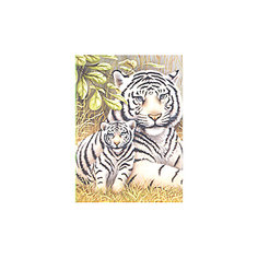 Картина по номерам Royal&Langnickel "Белые тигры", 22х29 см Royal&Langnickel
