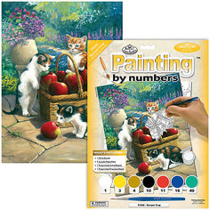 Картина по номерам Royal&amp;Langnickel "Котята в корзинке", 22х29 см Royal&Langnickel