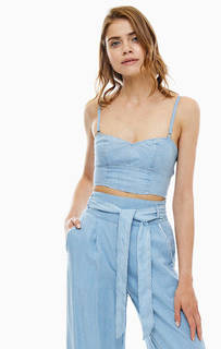 Укороченный топ со съемными бретелями Patrizia Pepe