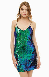Короткое платье с пайетками Guess