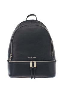 Большой черный рюкзак Rhea Zip Michael Kors