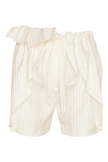 Шелковые белые шорты Stella Mc Cartney