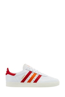 Белые кожаные кроссовки Adidas 350