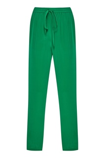 Зеленые брюки в спортивном стиле RED Valentino