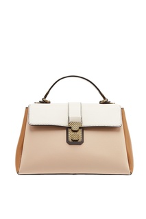 Кожаная сумка с цветными вставками Bottega Veneta