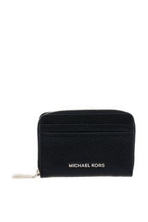 Черная кожаная визитница Money Pieces Michael Kors