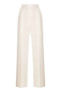 Белые шелковые брюки Stella Mc Cartney