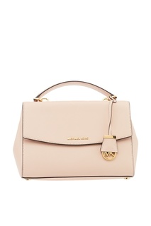 Розовая кожаная сумка Ava Michael Kors