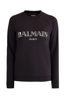 Черный свитшот с логотипом Balmain