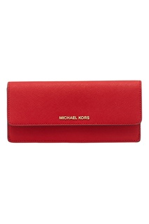 Красный кожаный кошелек Money Pieces Michael Kors