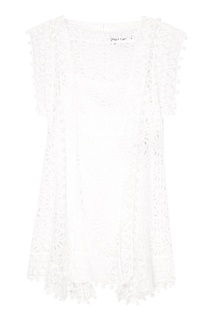 Белое платье-мини из хлопка Isabel Marant