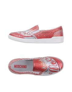 Низкие кеды и кроссовки Moschino