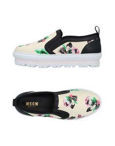 Низкие кеды и кроссовки Msgm