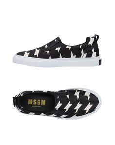 Низкие кеды и кроссовки Msgm