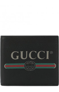 Кожаное портмоне с отделениями для кредитных карт Gucci