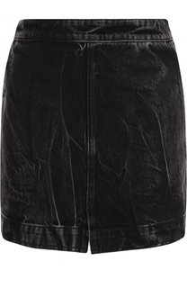 Джинсовая мини-юбка с потертостями Givenchy