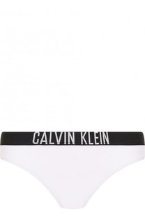 Однотонные плавки-бикини с логотипом бренда Calvin Klein Underwear