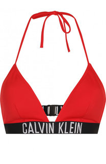 Треугольный бра с логотипом бренда Calvin Klein Underwear