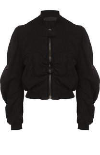 Укороченный хлопковый бомбер на молнии Haider Ackermann
