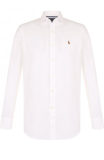 Хлопковая рубашка с воротником кент Polo Ralph Lauren