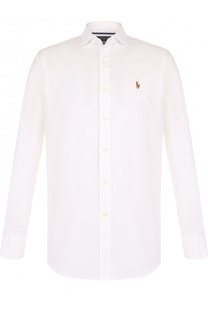 Хлопковая рубашка с воротником кент Polo Ralph Lauren