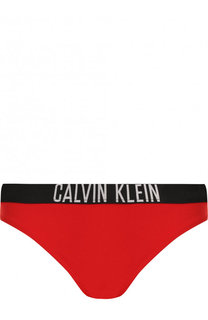 Однотонные плавки-бикини с логотипом бренда Calvin Klein Underwear