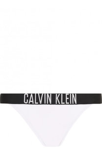 Однотонные плавки-бикини с логотипом бренда Calvin Klein Underwear