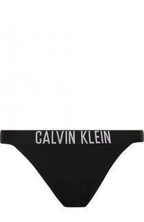 Однотонные плавки-бикини с логотипом бренда Calvin Klein Underwear