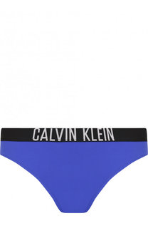 Однотонные плавки-бикини с логотипом бренда Calvin Klein Underwear