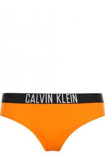 Однотонные плавки-бикини с логотипом бренда Calvin Klein Underwear