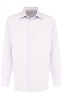 Хлопковая сорочка с воротником кент Brioni