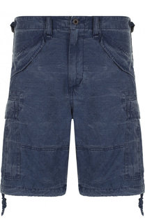 Хлопковые шорты с накладными карманами Polo Ralph Lauren