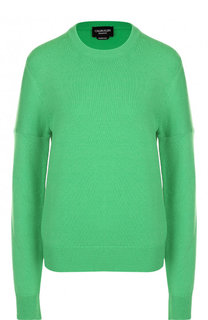 Однотонный кашемировый пуловер с круглым вырезом CALVIN KLEIN 205W39NYC