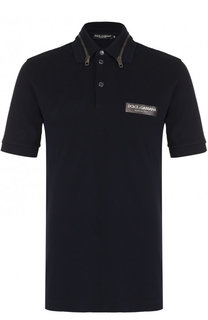 Хлопковое поло с короткими рукавами Dolce & Gabbana