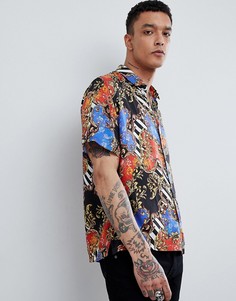 Оверсайз-рубашка с принтом ASOS DESIGN - Мульти
