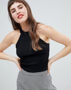 Топ халтер River Island - Черный