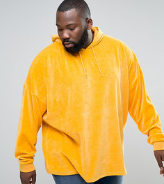 Oversize-худи желтого цвета ASOS PLUS - Желтый