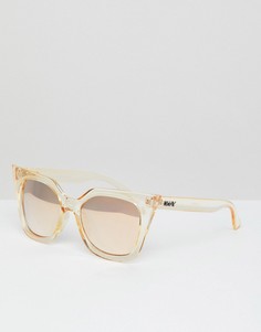Квадратные солнцезащитные очки Quay Australia Harper - Золотой