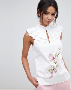 Топ с вышивкой Ted Baker terria - Белый