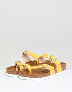 Желтые сандалии с перекрестными ремешками Birkenstock Mayari - Желтый