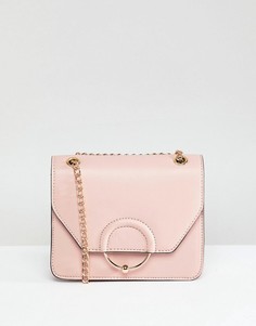 Сумка через плечо с ремешком-цепочкой ASOS DESIGN - Розовый