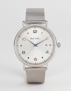 Серебристые часы Paul Smith PS0060001 Gauge 41 мм - Серебряный